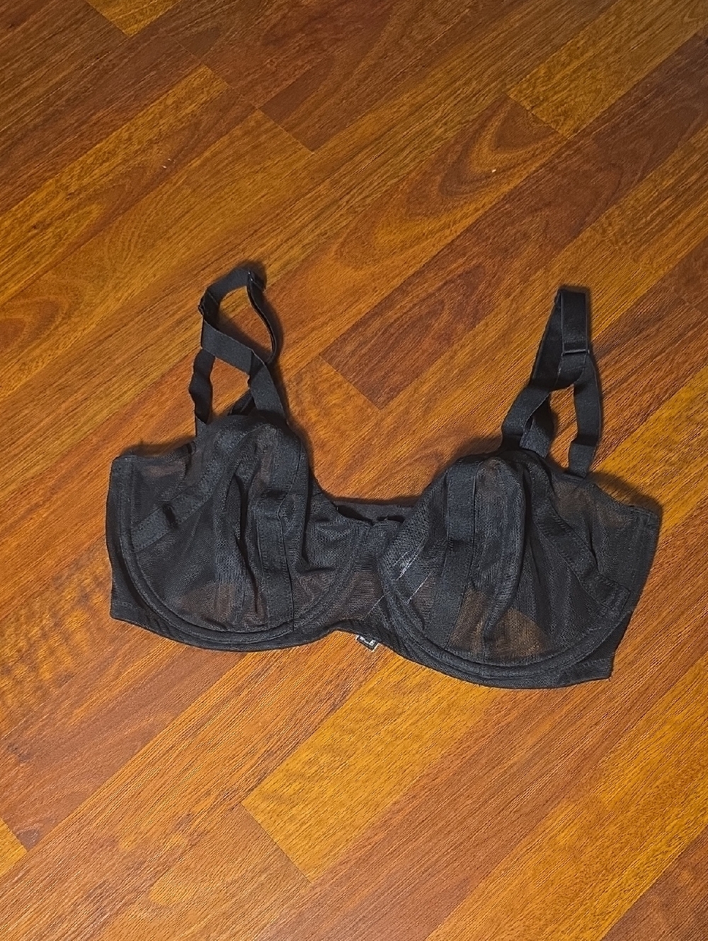 Victoria's Secret Black Sheer Underwire Bra